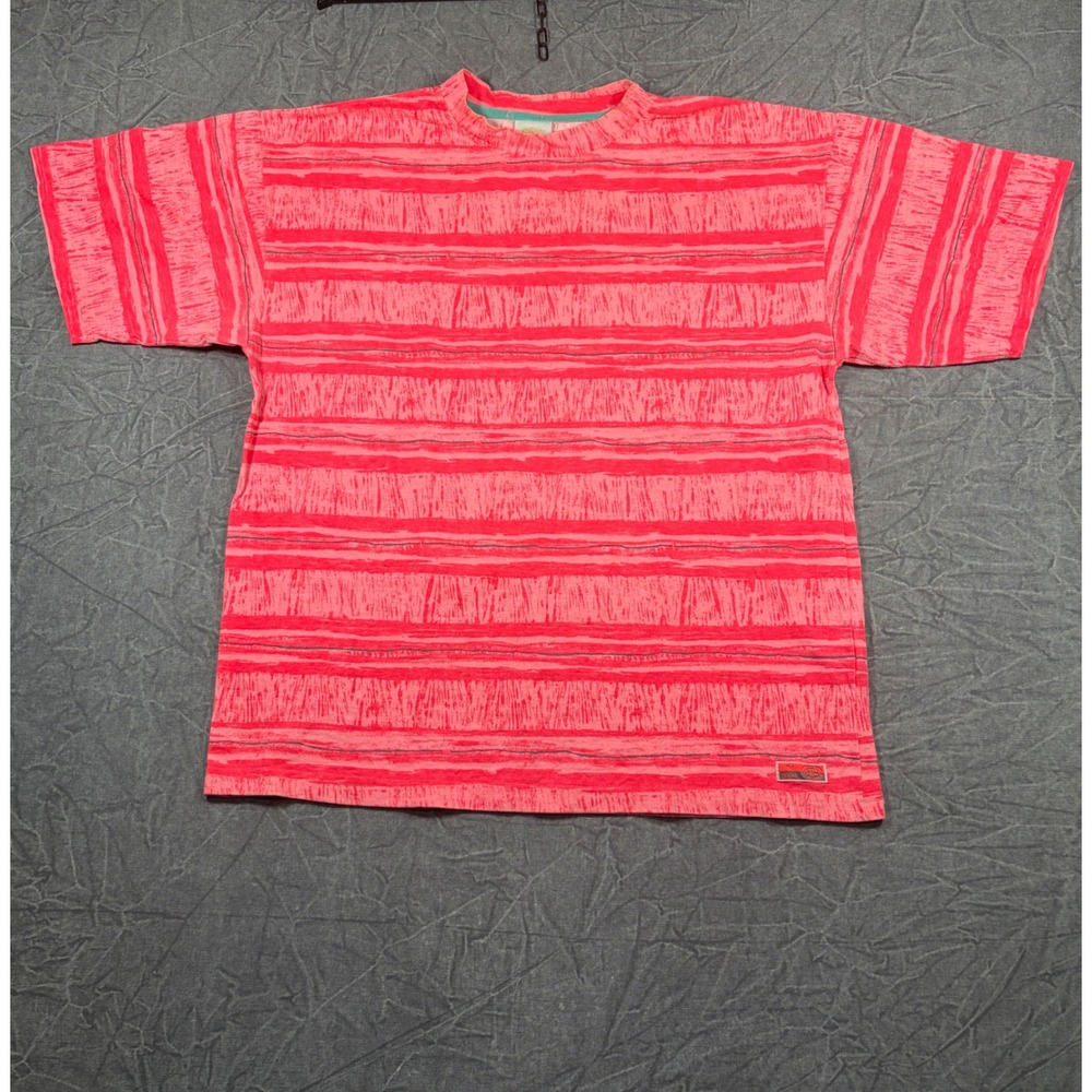 Vintage 80s 90s OG PCH T Shirt XL Made in USA Single Stitch Surf All Over Print